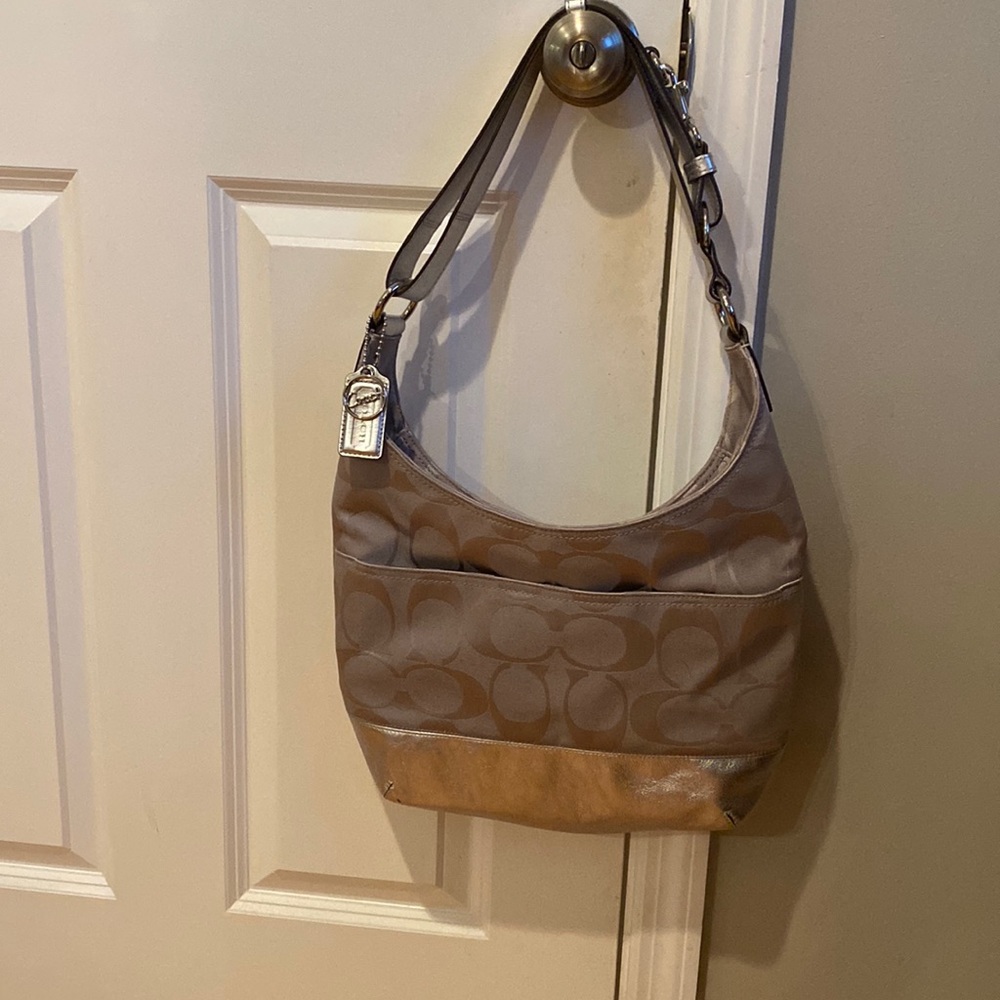 Coach hobo signature hobo/tote